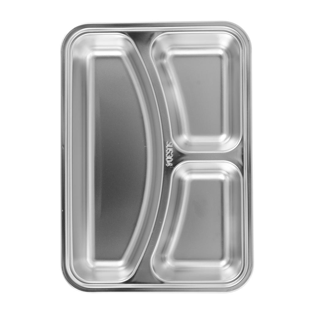 Buy 1pc Sturdy Durable Practical Convenient Useful Divided Dinner Tray Tableware for Canteen at