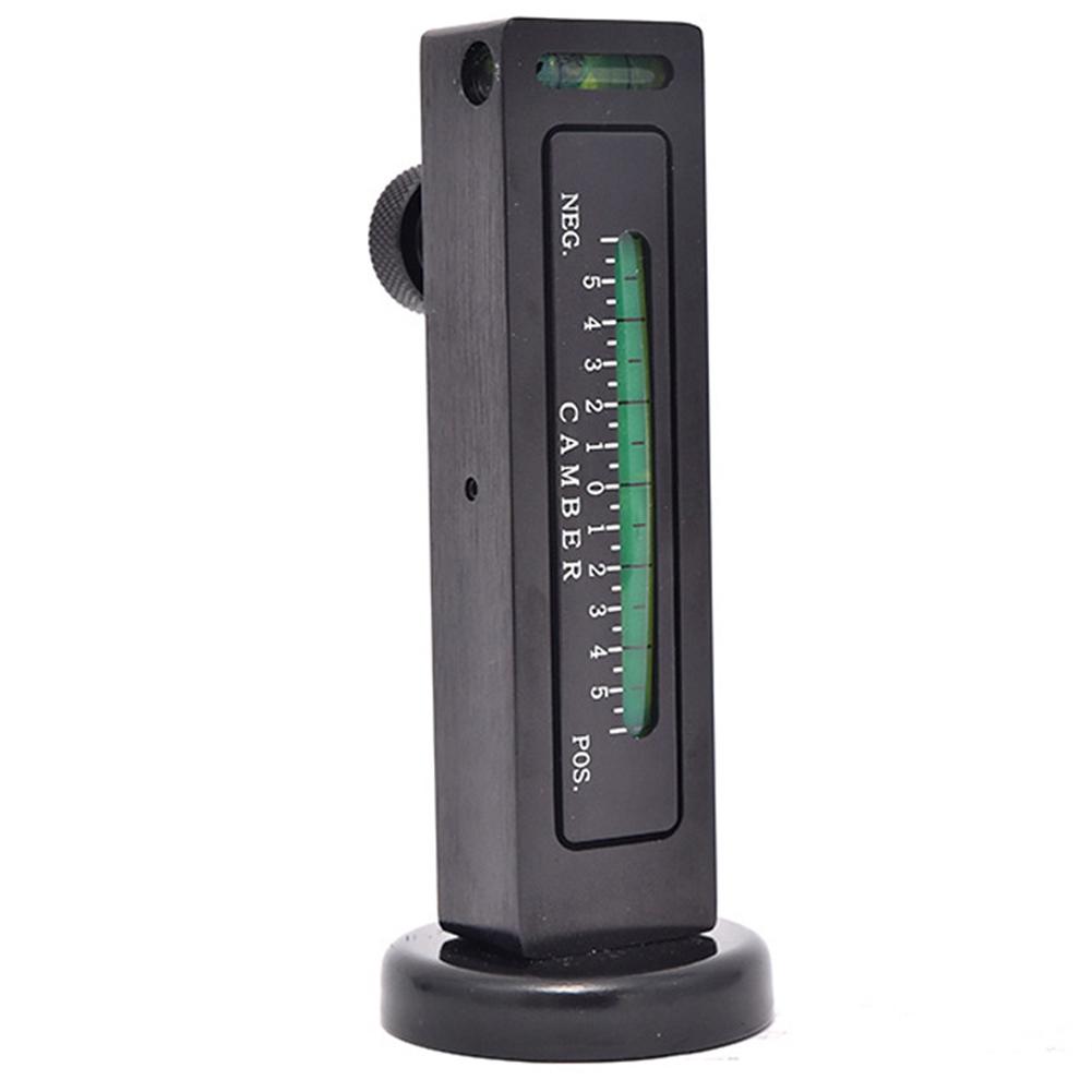 Adjustable Magnetic Inclination/Kingpin Inclination/Strut Measuring Instrument Camber Castor Strut Magnetic Gauge Tool Plastic black
