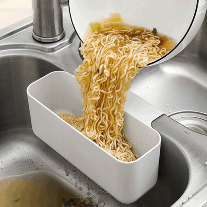 Over The Sink Shelf Organizer, Hanging Drain Rack for Sponge Soap Brush, Dishware Drying Basket, Space Saving Kitchen Accessory