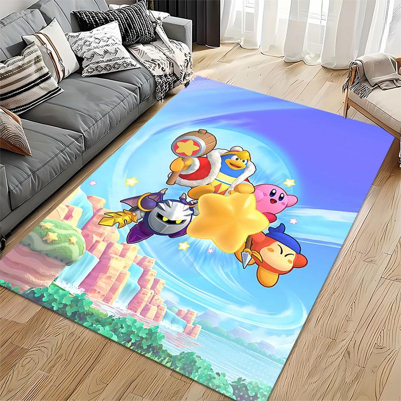 Colorful Cartoon Adventure Carpet suitable as a non-slip mat for the living room or bedroom sofa