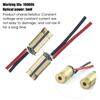 1pc High Quality 6V Copper Head Adjustable Lasers Dot Diode Module 4mm Laser Diodes 650nm5mw