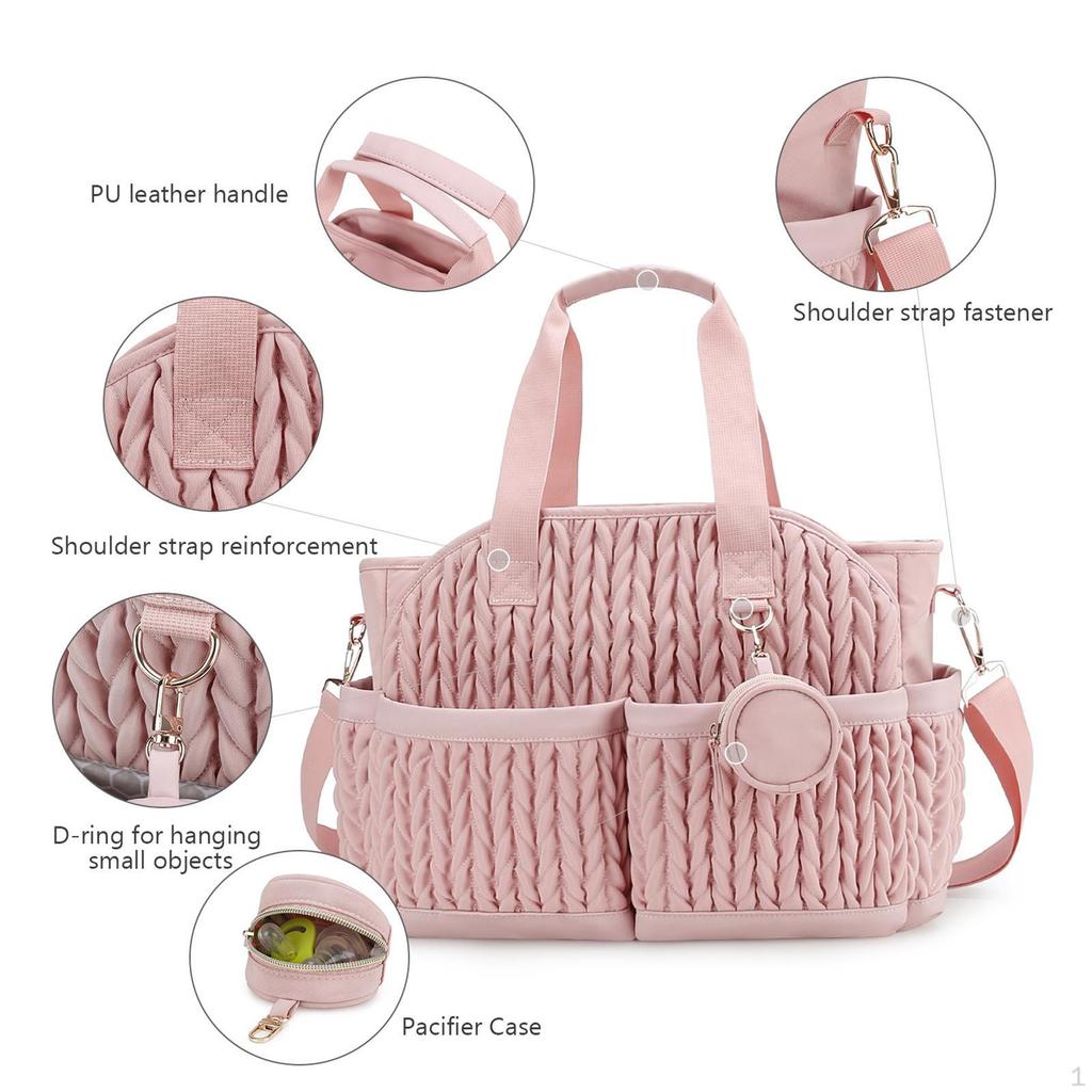 Wickeltasche Wickeltasche Mama Papa Geschenk Vielseitig Tragbar Wasserdicht Aufbewahrung für das Nötigste Handtasche