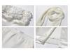 2026 New Style Sequined Strapless White Evening Gown with Shawl - Slimming & Elegant