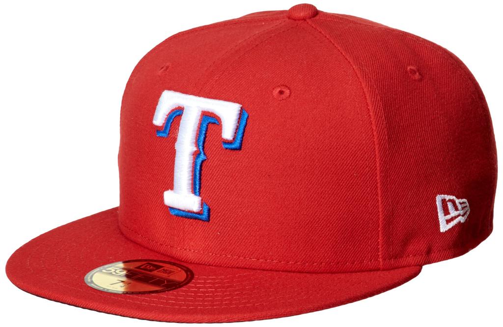New Era MLB ACPERF Texas Rangers Alternate Size 17J Team Size Cap, (11449335), Unisex, Colors, 7.5/8