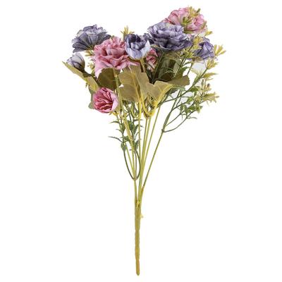 Künstliche Gefälschte Blumen Rose Kamelie Bouquet Bundle Outdoor Pflanzen Home Garten Hochzeit Decor