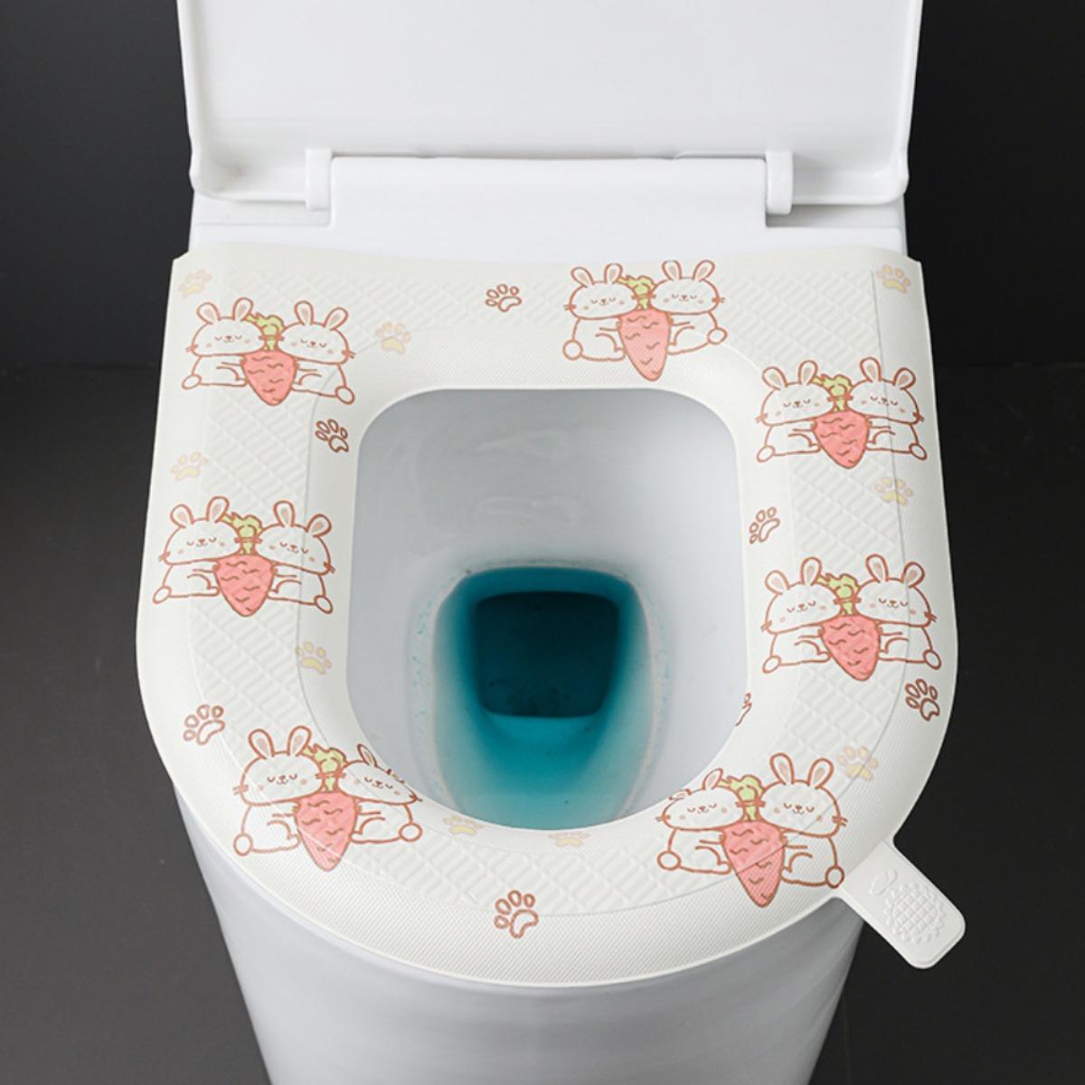 

Несмываемая подушка для сиденья унитаза Four Seasons Universal EVA High Foam Toilet Seat Waterproof (Кролик) розовый