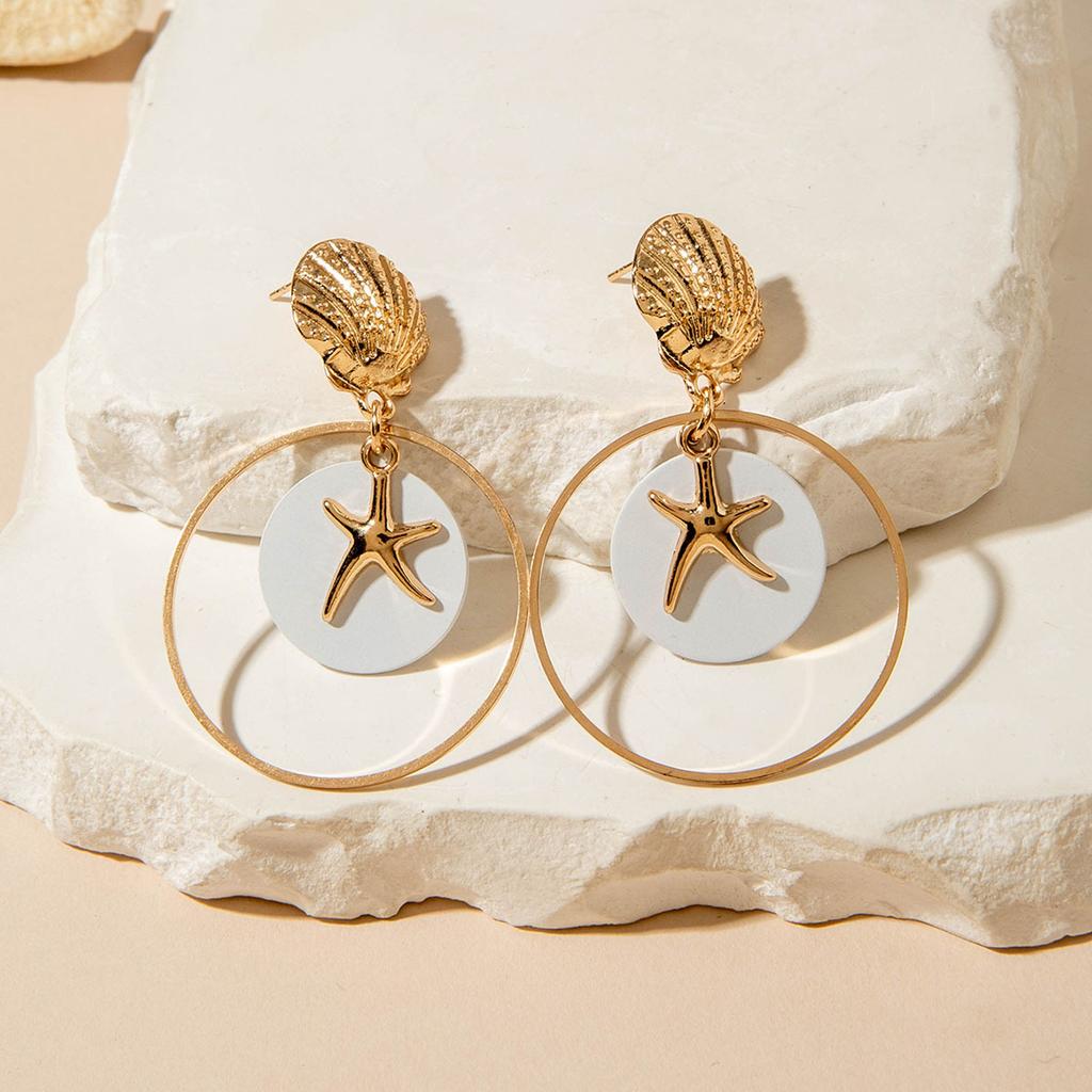 Creative Disc Stud Earrings Set, Geometric Metal Sequins Versatile Two-piece Set, Earrings, Earrings, Women's Pendants.