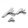 3pcs Stainless Steel Bag Clipsf For Food Heavy Duty Metal Silver Food Clips Office Paper Clamps Air Tight Seal Snack Clips