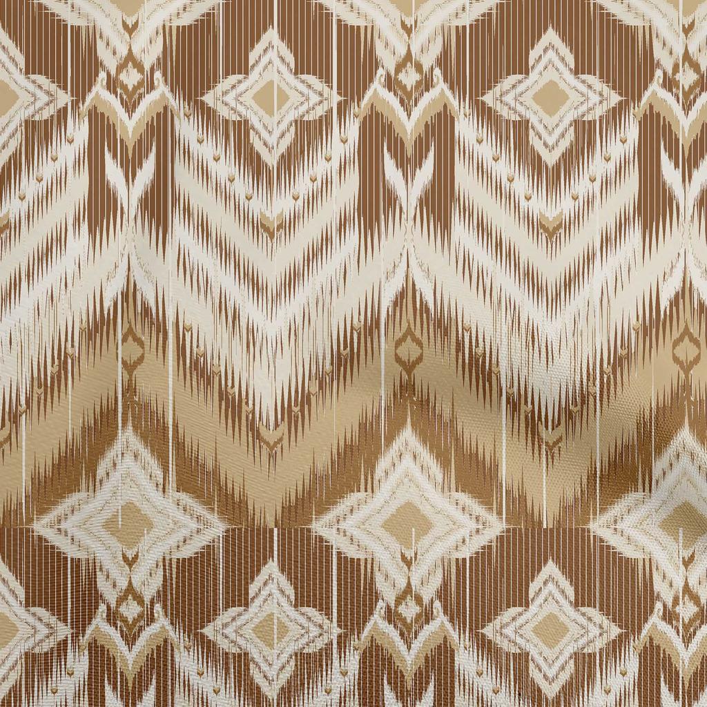 oneOone Cotton Flex Dusty Teal Green Stoff Asiatischer Ikat Bastelstoff Dekostoff Bedruckt Meterware 40 Zoll