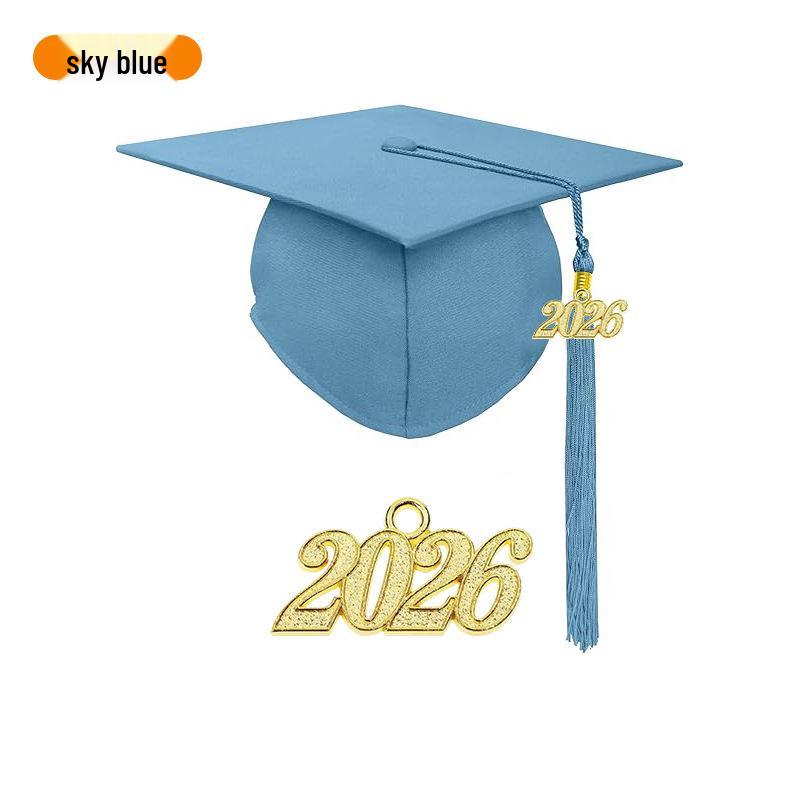 2025 Yıl Etiketli Amerikan Lisans Mezuniyet Şapkası
