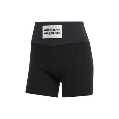 Originals Trefoil Short Tight Logo Print Regular Fit Shorts Women Shorts Black IC8529