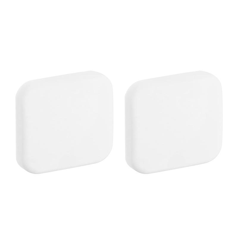 2 Pcs Silicone Door Stopper Door Handle Buffers Square Self Adhesive Door Knob Guard Wall Door Handle Stopper for Home Office