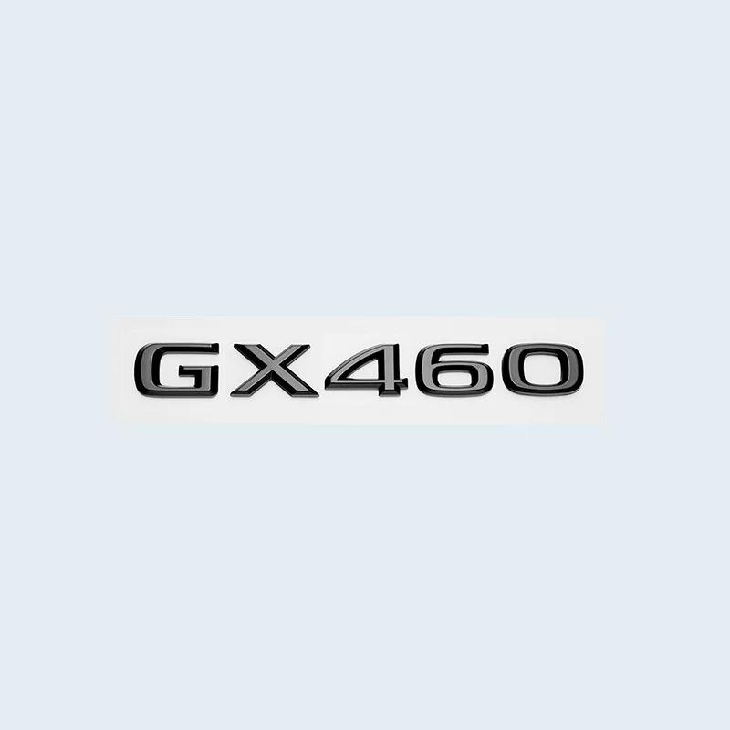 Glossy Black 3D ABS Letters Number GX400 GX460 GX470 Emblem For Lexus Car Trunk Logo Sticker Badge Accessories