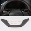 Lapetus Auto Styling Steering Wheel Strip Cover Trim 2 Colors / Matte / Carbon Fiber Style Fit For Honda Accord 2018 - ABS