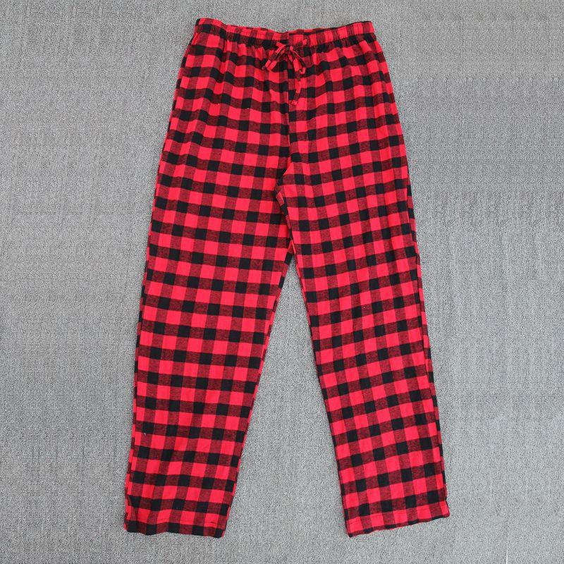 

Экспорт Мода Чистый Хлопок Мягкие Пара Домашние Штаны RED CHECK L (93.33cm -100.00cm)