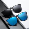 2025 Fashion Large Frame Sunglasses Clip for Men and Women, Polarized Sunglasses for Myopia Clip for Driving, Fishing,