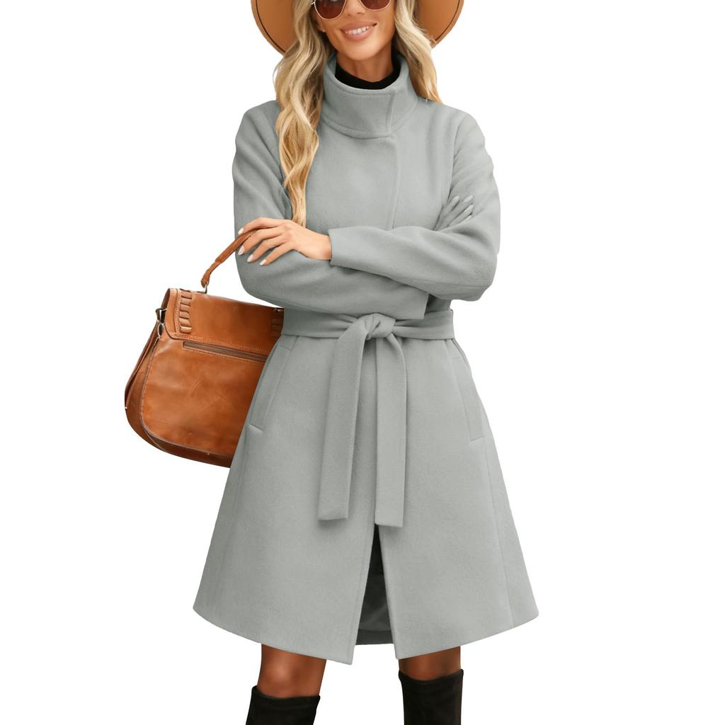 Women's Coat Warm Winter Long Thick Overcoat Casual Long Sleeve Coats