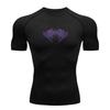Men's Quick Dry Compression Fitness T-Shirt, Gothic Purple S