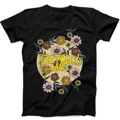 Fleetwood Mac Rockband Musik Geschenk Schwarzes T-Shirt 423