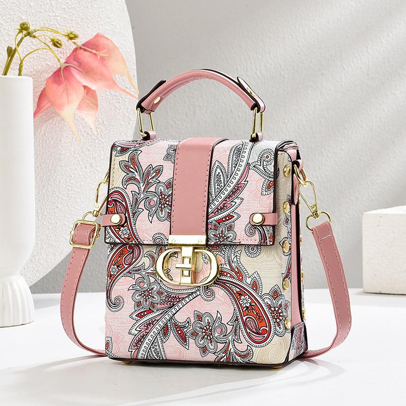 

Сумка женская 2025 новая трендовая с цветком инс супер огонь на плечо сумка-мессенджер универсальная мини маленькая сумка сумка для мобильного телефона женская сумка