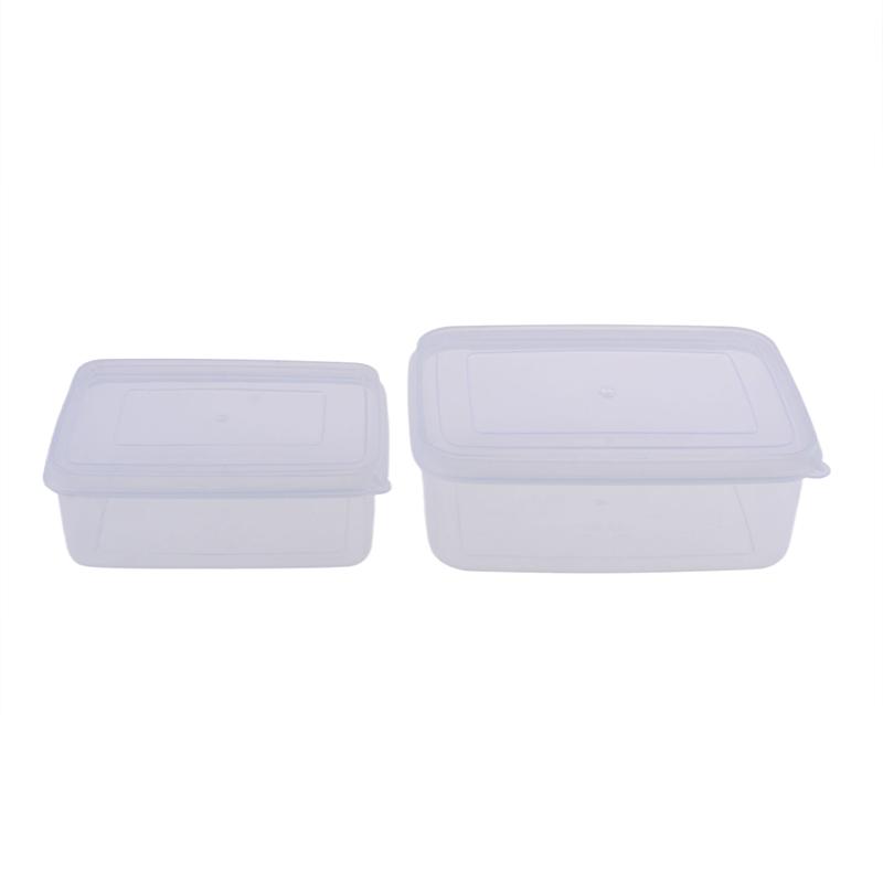 300/500ml Transparent Plastic Rectangular Crisper Special For Refrigerator Sealed Food Grade Kitchen Storage Box