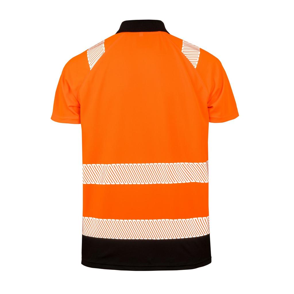 Result Genuine Recycled Mens Recycled Safety Hi-Vis Polo Shirt