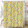 Fruit Shower Curtain Tropical Watermelon Banana Pineapple Patterned Bathroom Decor Washable Fabric Modern Style Home Decor