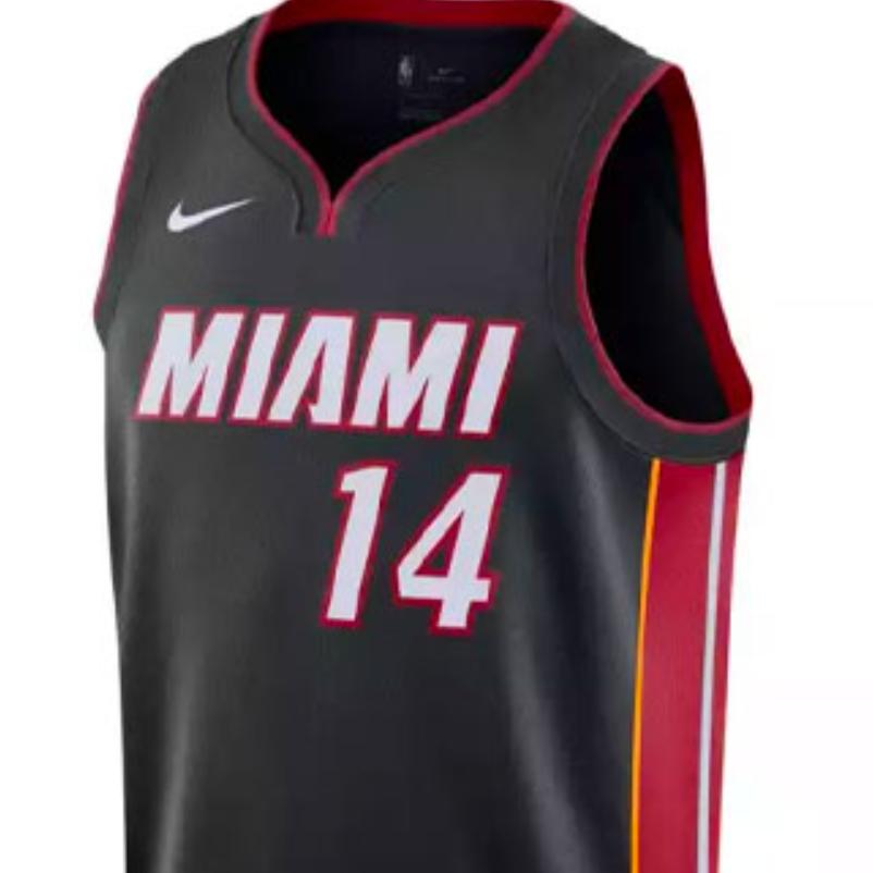 Nike NBA Miami Heat Tyler Herro City Edition Swingman Jersey Men Jerseys Black CW3671-010