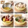 ZISIZ 316 Food-Grade Stainless Steel Dough Mixing Bowl