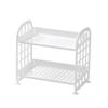 Double Layer Storage Rack for Desktop, Kitchen, Bedroom, Bathroom, and Office - Cosmetic Organizer Shelf.