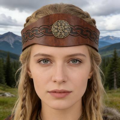 Viking Halloween Cosplay Headband Medieval Knight Renaissance Headband Exquisite Headband Unisex