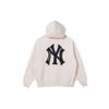 New Era X MLB Collaboration New York Yankees Letter Logo Pullover Hoodie Unisex sweatshirt Oatmeal 13781158