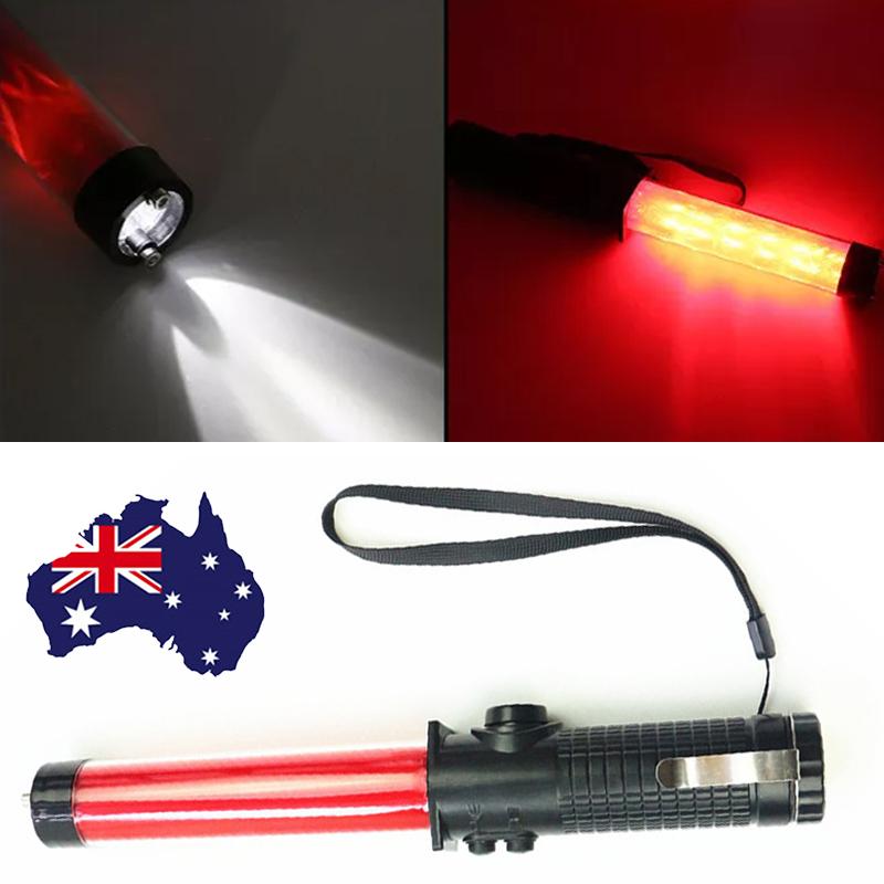 30Cm Traffic Baton Warning Light Signal Baton Flashing Light Warning Baton Signal Light Flashing Baton Luminous Baton