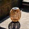 With Handle Yard Lantern Landscape Weave Wind Lamp Chinese Style Solar  Imitation  Lantern  Outdoor