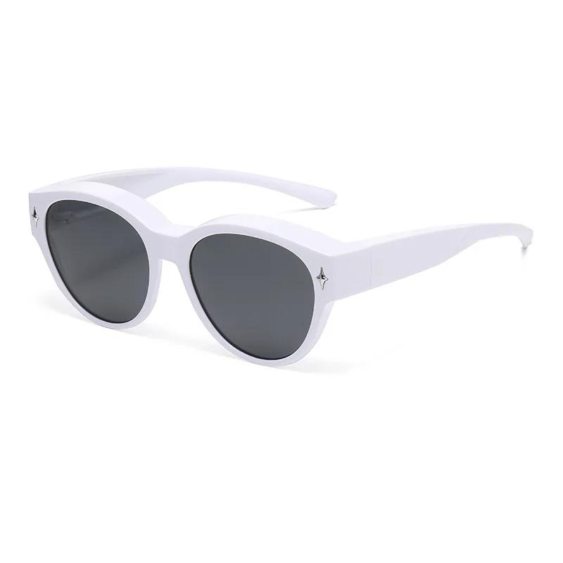 Neutral Fashion New Cat Eye Polarized Sunglasses Can Set Glasses Sunglasses Outdoor Driving Travel Sunscreen Sunglasses