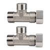 2PCS Stainless Steel Pipe Joint 3 Way 3 Way Diverter Durable Water Pipe Connector  Home Water System