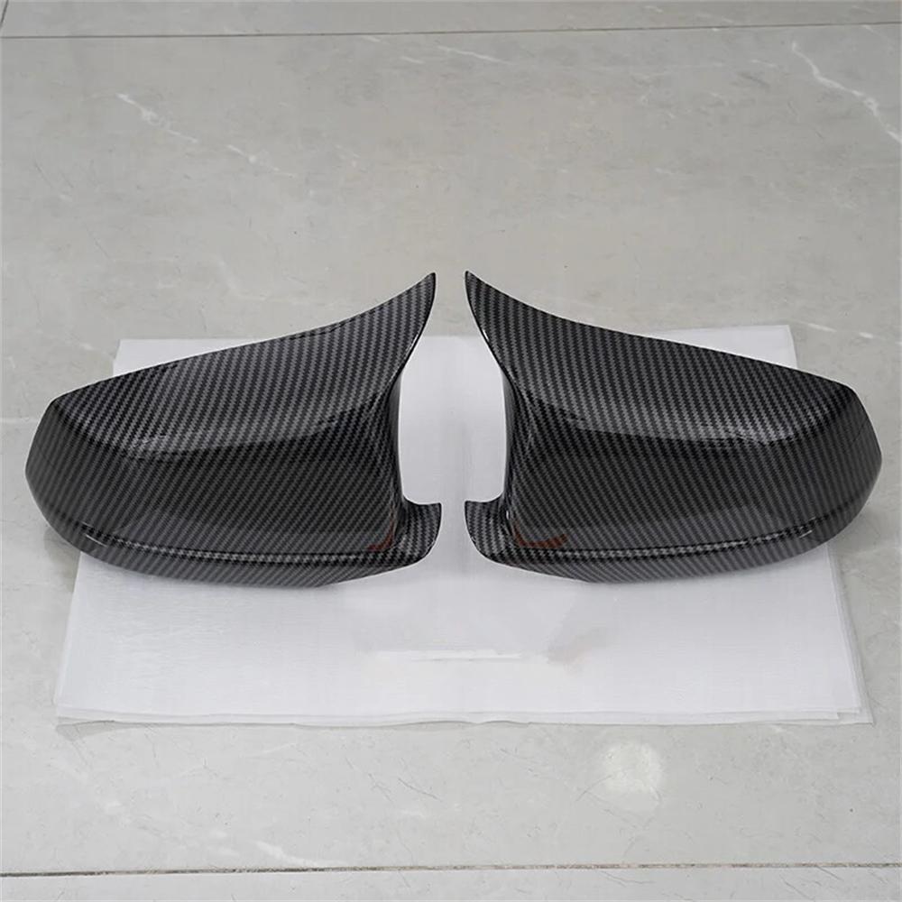 Carbon Fiber Look Side Mirror Covers For BMW 5 Series F10 F11 Pre-LCI 2011-2013