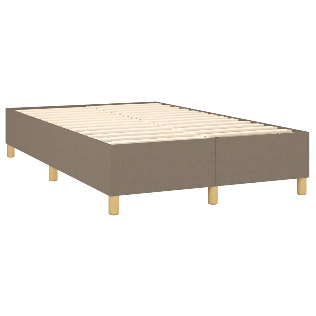 Vidaxl Rama Łóżka Bez Materaca, Taupe, 120X200 Cm, Obita Tkaniną