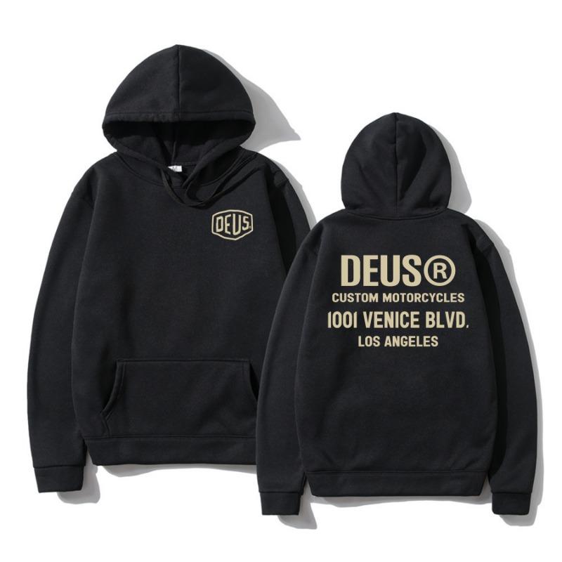 Autumn and winter fleece warm hooded sweatshirt S чёрный