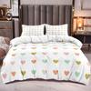 Love Heart Duvet Cover Set Romantic Theme Heart Shaped Comforter Cover King Full Size For Kid Couple Lover Polyester Bedding Set