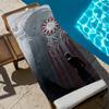 Sylus Love And Deepspace Towel Large Quick-Drying Microfiber Soft Beach Towel For Travel Fitness Sauna Bathing Camping