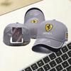 Ferrari Racing Team Baseballkappe Gesticktes Logo Verstellbare Motorsportkappe Für Ferrari Roma 488 Portofino F8 Roma Spider SF90