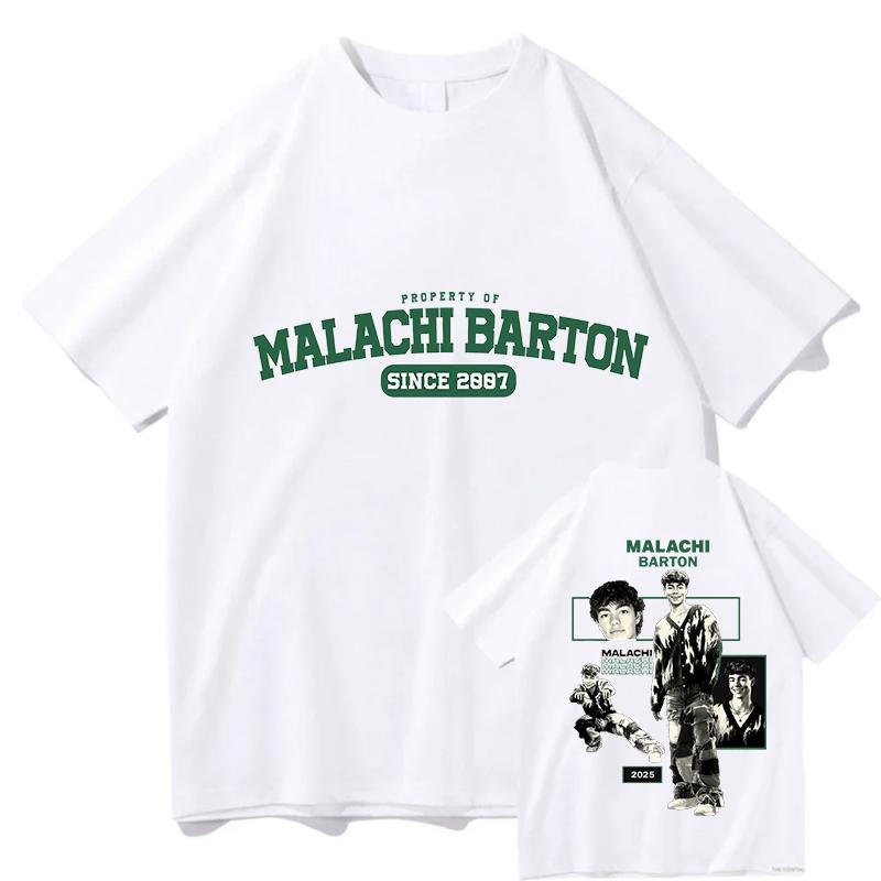 Malachi Barton T Shirts Unisex T-Shirt Fashion Casual T-shirt Printed Short Sleeve Tees Summer Aesthetic Graphic Cotton Clothes