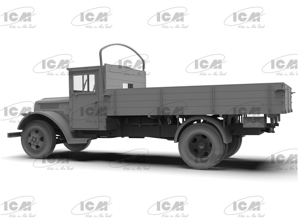 ICM 1/35 scale German Military Truck V3000S Einheitsfahrerhaus Plastic Model 35409