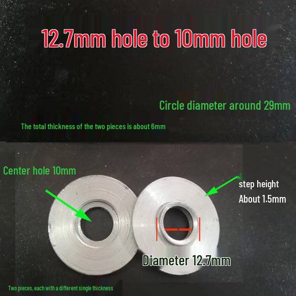 Pressure Plate Jade Carving Washer Gasket Reducer: Large To Small Hole Conversion Pad