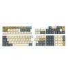Tuvzylory PBT Keycap Set, Cream & Gray, Ergonomic Design, for Mechanical Keyboards