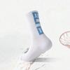 Summer Men's Long Tube Football Sports Socks, Comfortable and Breathable for Running All Year Round, Long Tube Running Letter Socks