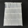 Plastic 5-Piece Slide Box for Pathology Slides, Transparent Storage Box with Mailing Clip