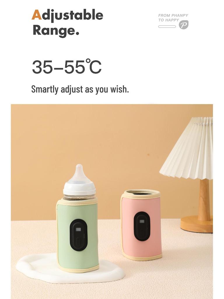 USB Smart Temperature Control Baby Milk Warmer Bottle Sleeve