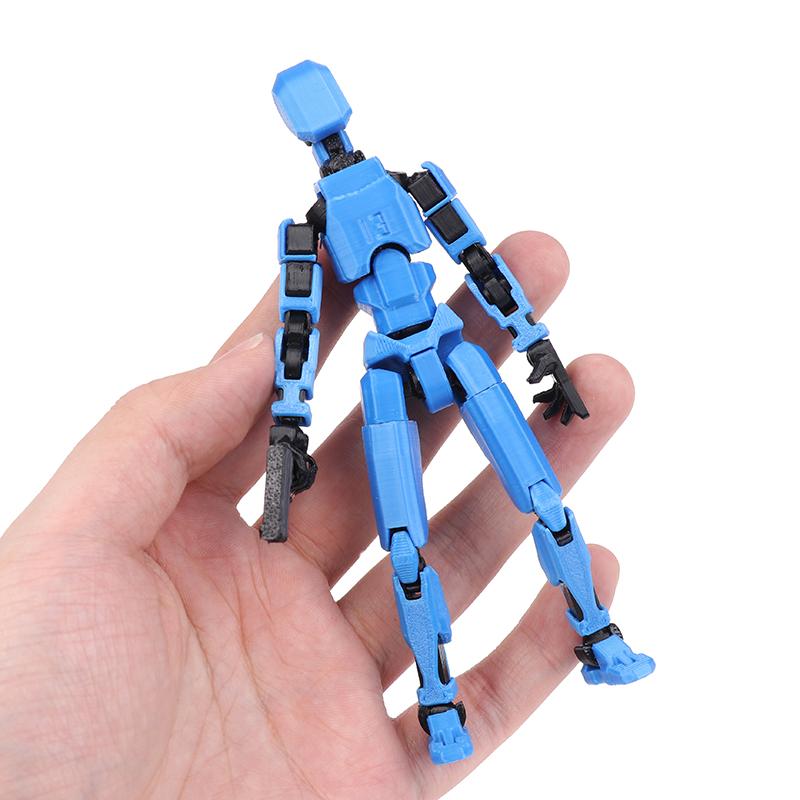 1 Set 3D Printed With Full Articulation For Stop Motion Figure Dummy Lucky 13 Robot Movable Figures Toys Robot Action Figure